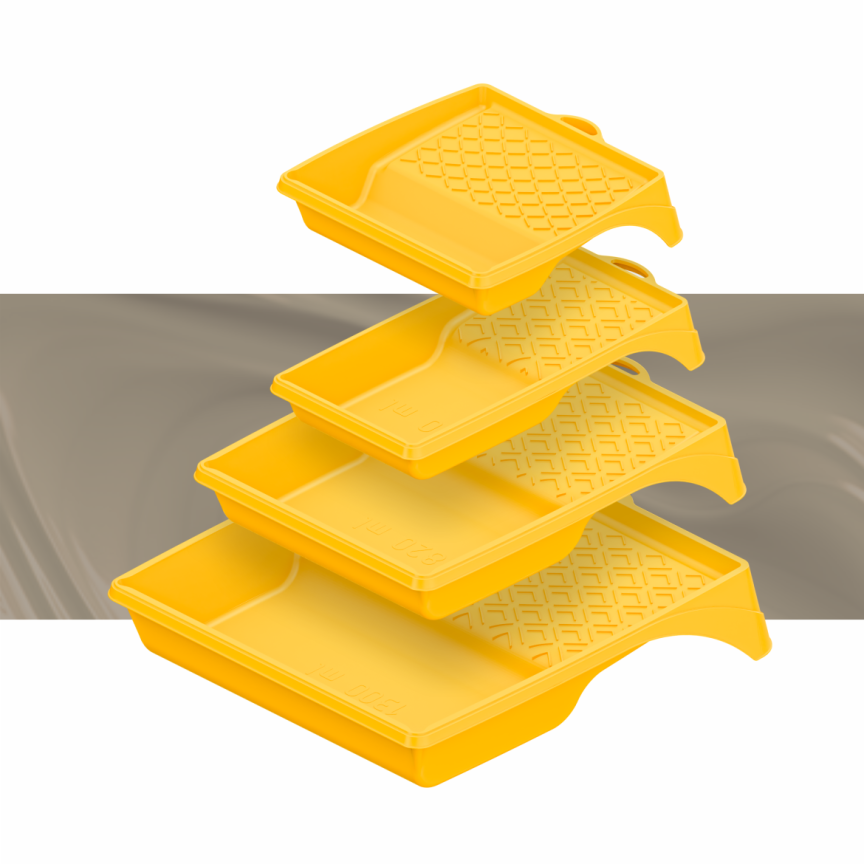 Ванночки малярные, для валиков с роликами от 110 до 270 мм, 300–1300 мл