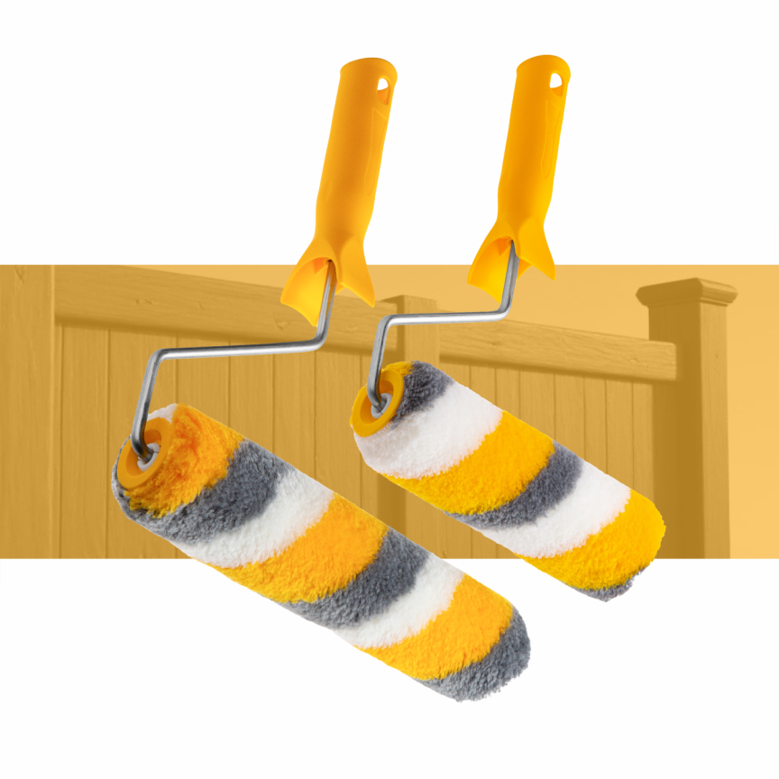 Валики для эмалей, ролики 180 и 240 мм, полиакрил 12 мм, диаметр 60 мм