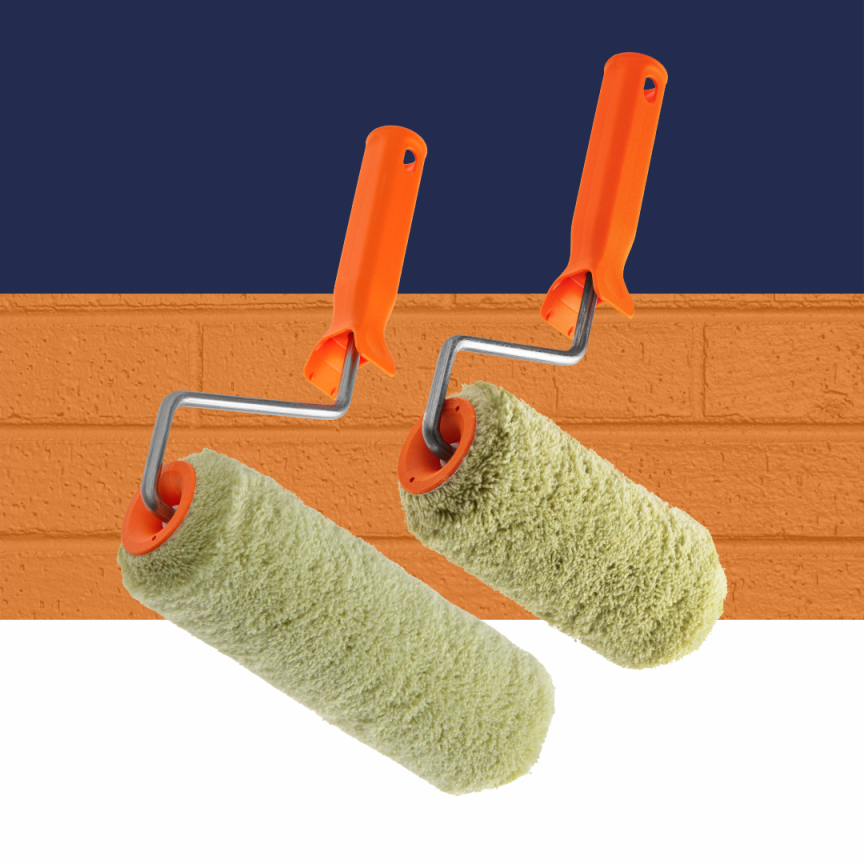 Валики для фасада, ролики 180 и 240 мм, полиакрил 18 мм, диаметр 85 мм