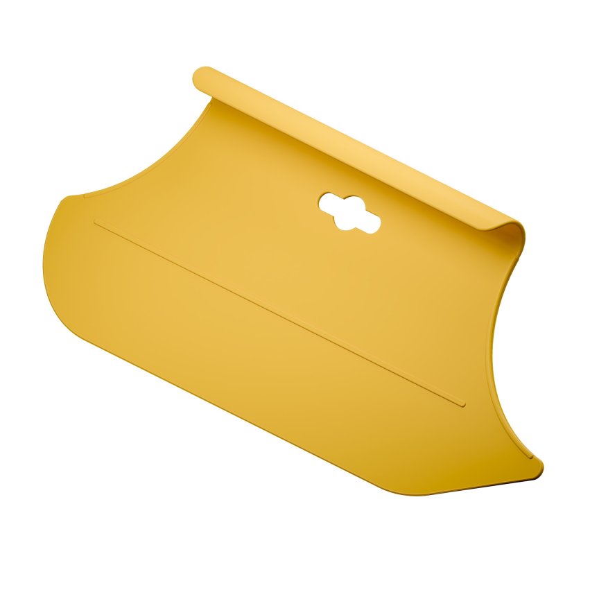 Шпатель обойный желтый, полипропилен, длина полотна 280 мм