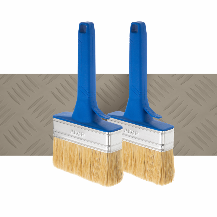 Кисти-ракли универсальные, толщина щетины 25 и 35 мм, ширина 120 мм