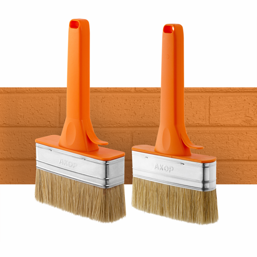 Кисти-ракли для фасада, толщина 25 и 35 мм, ширина 120 мм