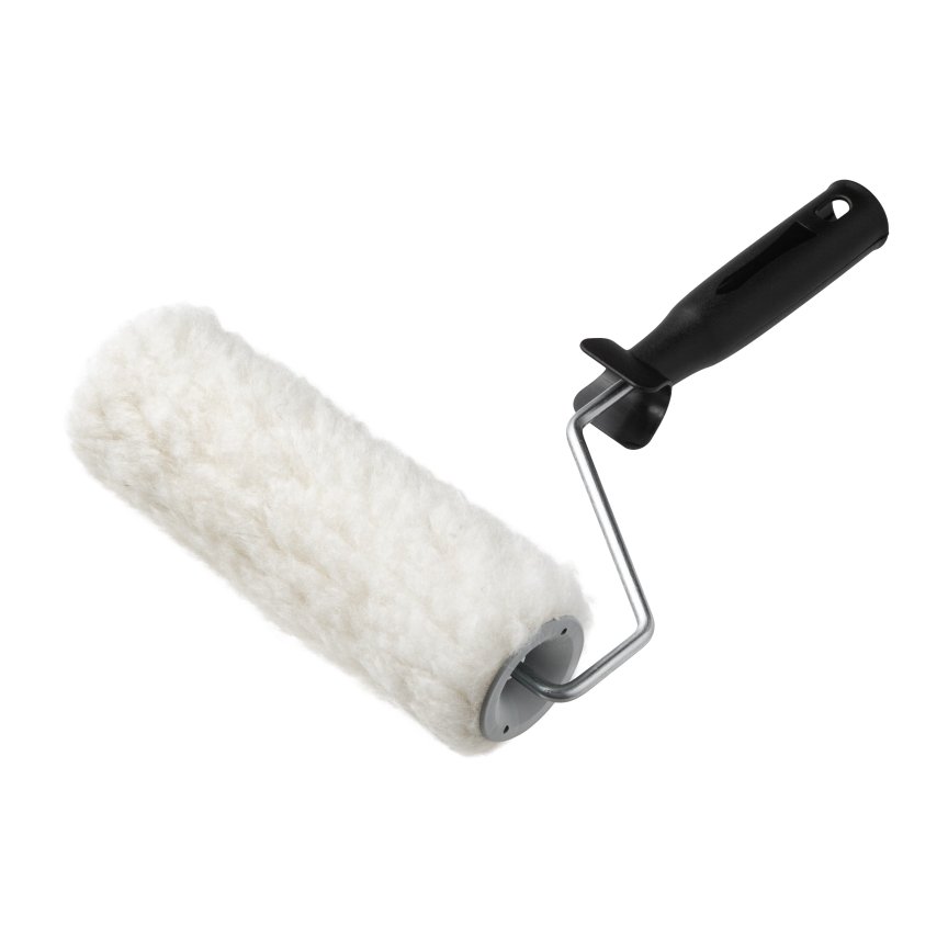 Валики универсальные, ролики 100-250 мм, натуральный мех 14 мм, кронштейн 6 мм